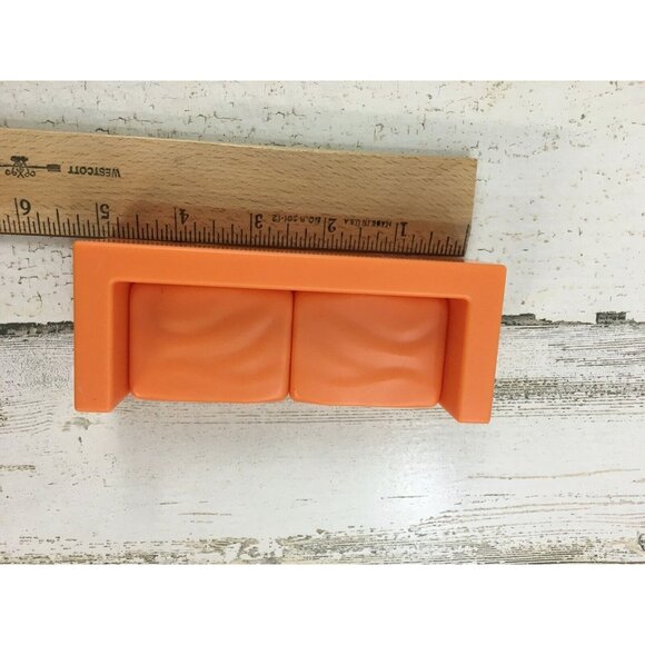 Bluey ORANGE COUCH Sofa with Cushions for Home Playset Living Room Furniture - Picture 7 of 7